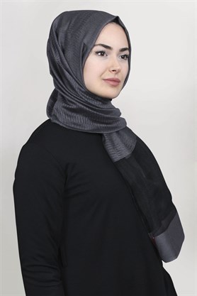 Style Tül Şal 1223-8 Füme