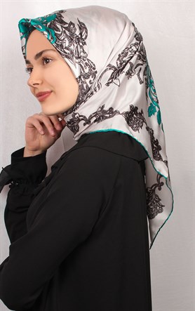 Sura Varaklı İpek Eşarp 4560-1