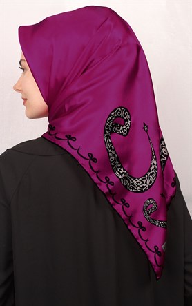 Sura Varaklı İpek Eşarp 4560-10