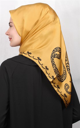 Sura Varaklı İpek Eşarp 4560-12