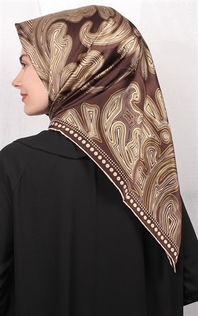 Sura Varaklı İpek Eşarp 4560-13