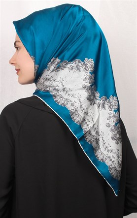 Sura Varaklı İpek Eşarp 4560-14