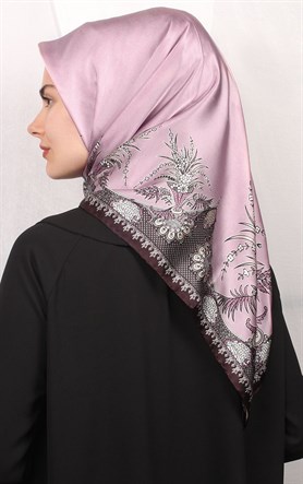 Sura Varaklı İpek Eşarp 4560-18