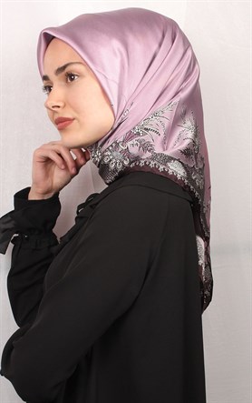 Sura Varaklı İpek Eşarp 4560-18