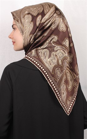 Sura Varaklı İpek Eşarp 4560-19