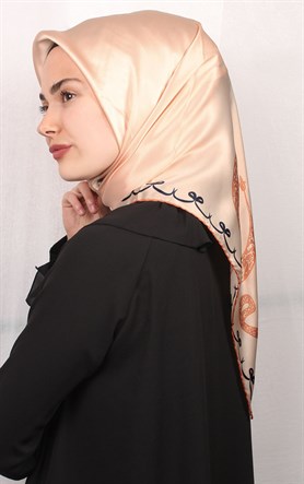 Sura Varaklı İpek Eşarp 4560-2