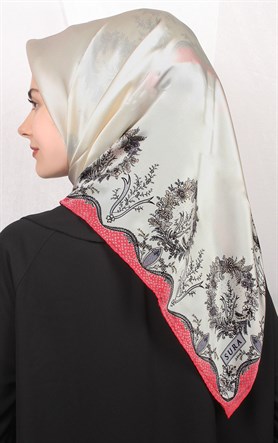 Sura Varaklı İpek Eşarp 4560-22