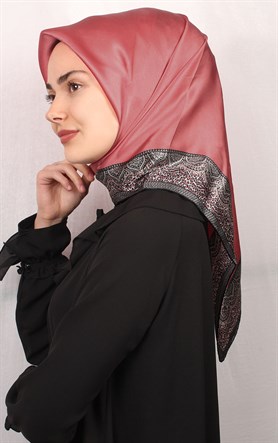 Sura Varaklı İpek Eşarp 4560-23