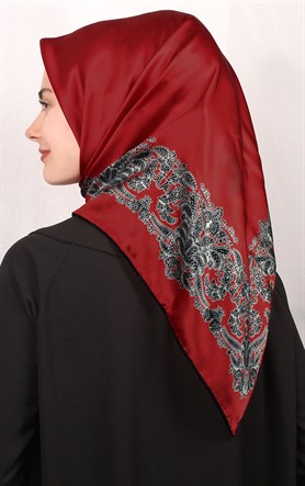 Sura Varaklı İpek Eşarp 4560-29