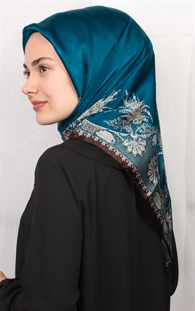Sura Varaklı İpek Eşarp 4560-3