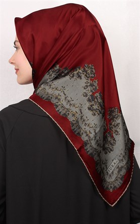 Sura Varaklı İpek Eşarp 4560-32