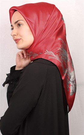 Sura Varaklı İpek Eşarp 4560-34