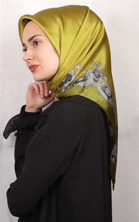 Sura Varaklı İpek Eşarp 4560-35