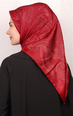 Sura Varaklı İpek Eşarp 4560-40