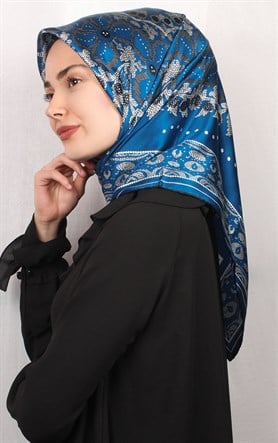 Sura Varaklı İpek Eşarp 4560-41