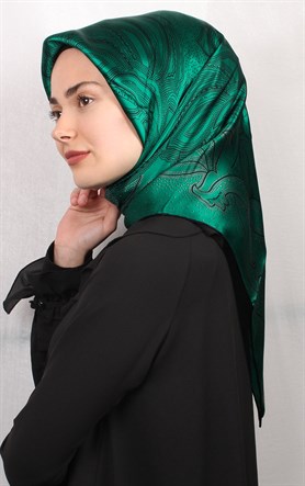 Sura Varaklı İpek Eşarp 4560-42