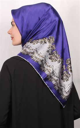 Sura Varaklı İpek Eşarp 4560-47