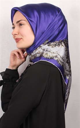 Sura Varaklı İpek Eşarp 4560-47