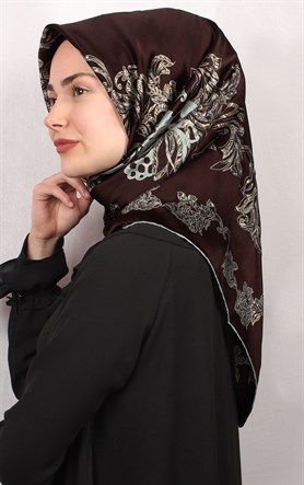Sura Varaklı İpek Eşarp 4560-48