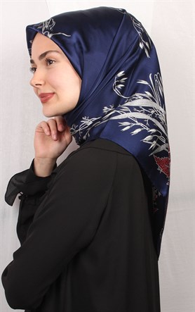 Sura Varaklı İpek Eşarp 4560-49