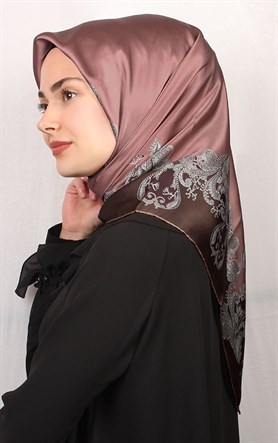 Sura Varaklı İpek Eşarp 4560-50