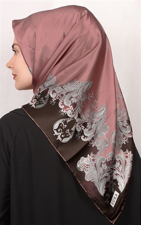 Sura Varaklı İpek Eşarp 4560-50