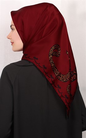 Sura Varaklı İpek Eşarp 4560-51