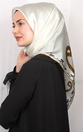 Sura Varaklı İpek Eşarp 4560-52