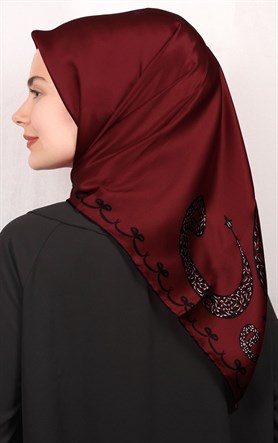 Sura Varaklı İpek Eşarp 4560-53