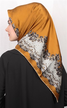 Sura Varaklı İpek Eşarp 4560-54