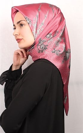 Sura Varaklı İpek Eşarp 4560-56