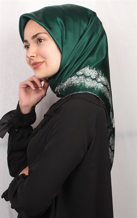Sura Varaklı İpek Eşarp 4560-57