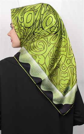 Sura Varaklı İpek Eşarp 4560-9