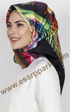 Tafta Dijital Eşarp 1324-3