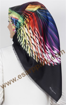 Tafta Dijital Eşarp 1324-3