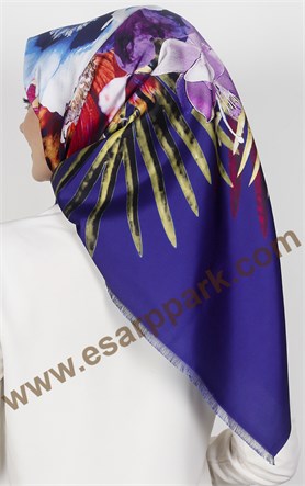 Tafta Dijital Eşarp 1335-7