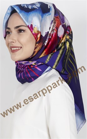 Tafta Dijital Eşarp 1335-7