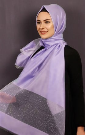 Taşlı Tül Şal 1067-4