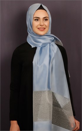 Taşlı Tül Şal 1067-8