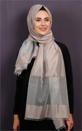 Taşlı Tül Şal 1067-9