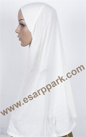 Tesettürlü Bone 2531-13 Beyaz