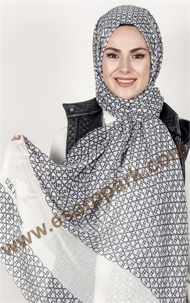 U.s Polo Assn Fileli Desenli Şal 146-10