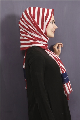 Fileli Coton Şal 1218-4