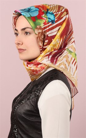 Ugoza Vual İpek Eşarp 5288-12