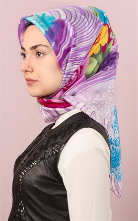 Ugoza Vual İpek Eşarp 5288-13