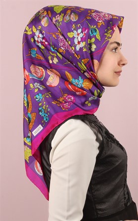 Ugoza Vual İpek Eşarp 5288-17