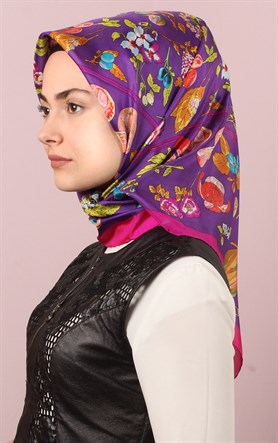 Ugoza Vual İpek Eşarp 5288-17