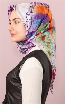 Ugoza Vual İpek Eşarp 5288-19