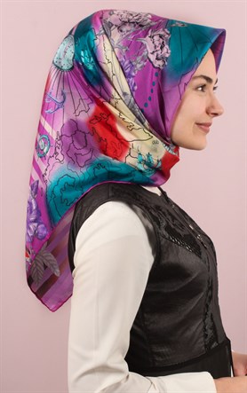 Ugoza Vual İpek Eşarp 5288-20