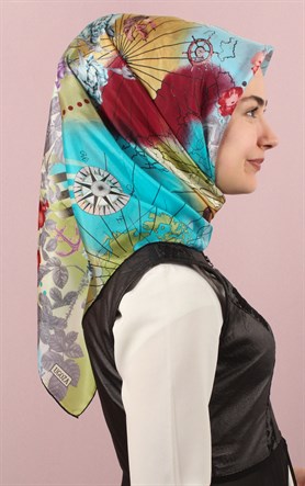 Ugoza Vual İpek Eşarp 5288-21